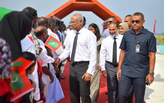 First couple depart for Kolhufushi island to mark Unity Day