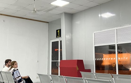 Dharavandhoo Airport ge terminal gai fini kureveyne rangalhu nizaameh neiy