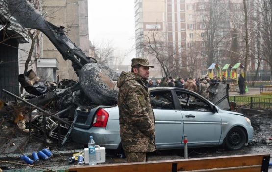 Helicopter vetti Ukraine ge interior minister avaraahavehjje