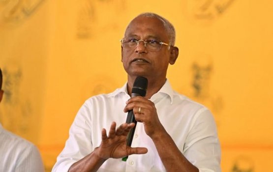 President Solih aims indirect jibe at STO MD Amr