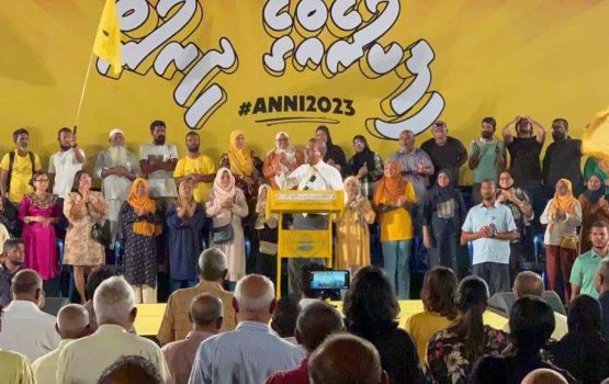 Nasheed vadaigathee nurakale ovegeneh noon, eii raavafa oi goi: Anni campaign team
