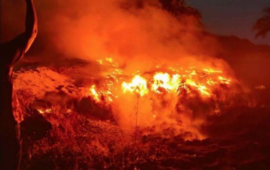 Turfs for Nolhivaram stadium set on fire