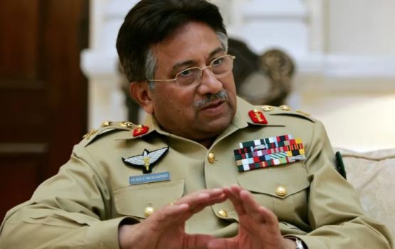 Pakistan ge kureege raees Musharaf avahaara vejje