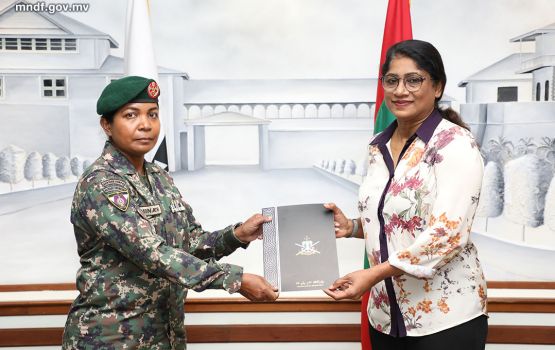 MNDF ge Chief Warrant Officer ge rankah furathama faharah meehun ayyankohfi