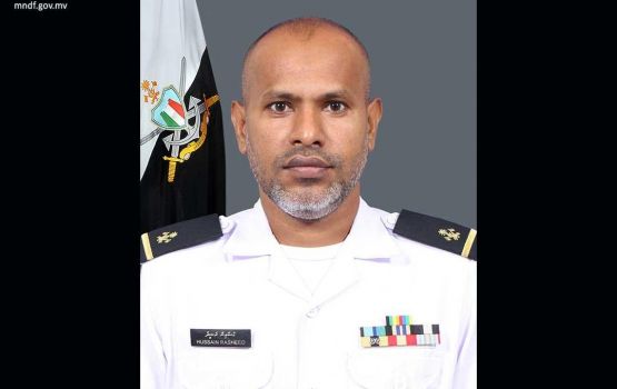 Hanaa ge badhalugai, MNDF information officer ge magaamah major Hussain Rasheedh 