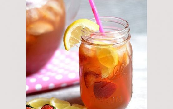 Press Badhige: Strawberry lemonade tea