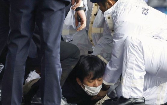 Japanese PM unhurt in an explosion at a speech