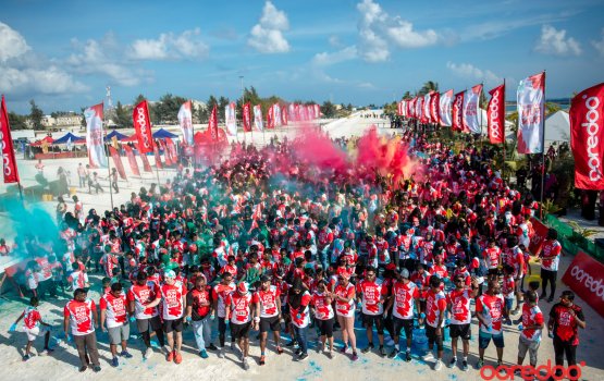 Ooredoo Fun run in Kulhudhuffushi attracts huge support