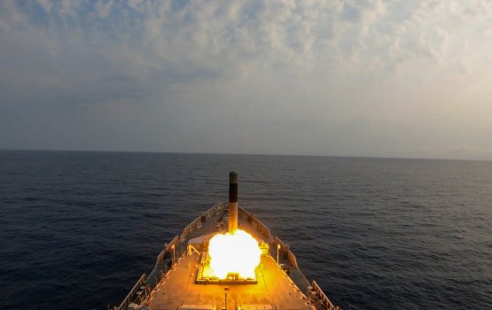 India's newest guided missile destroyer fires BrahMos