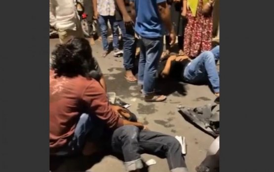 Two injured in an accident in Fuvahmulah City