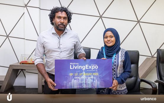 Maldives living EXPO ge title sponsor akah URBANCO