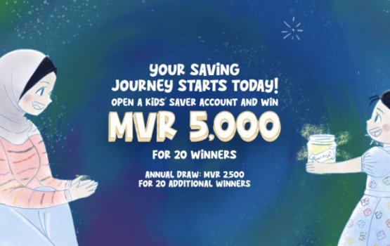 Win up to MVR 5,000 with Bank of Maldives Kids’ Saver Promotion