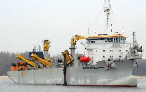 Mega Dredger Philipo Brunelleschi arrives in Maldives