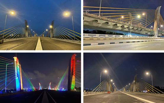 Lankage Kalyani bridge ge light thah vagah nagaifi, 50 million Rufiyaa ge gehlumeh!