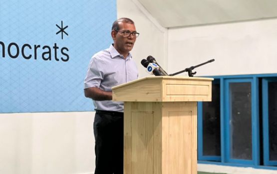 Raees Solih ah libivadaigannavaanee 15 percent vote: Nasheed