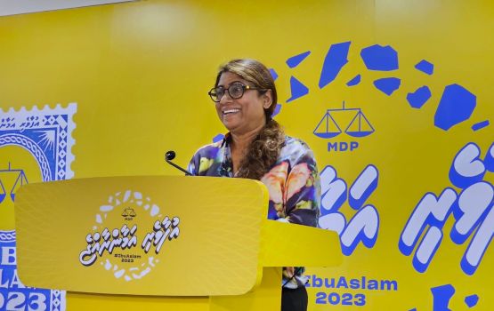 Miadhu fenigen dhanee MDP aai vaadhaveri candidatun varah 'cool' kamah hedhen ulhey manzaru: Mariya
