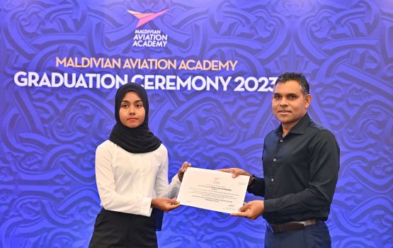 Maldivian Aviation academy ge furathama batch gai 18 pilot in, course furihama koffi