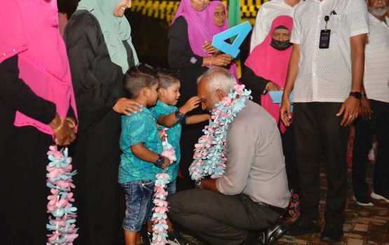 E rashehge nisbathun erashakah beynunvaa hurihaa kameh kohdheynan: Dr. Muizzu