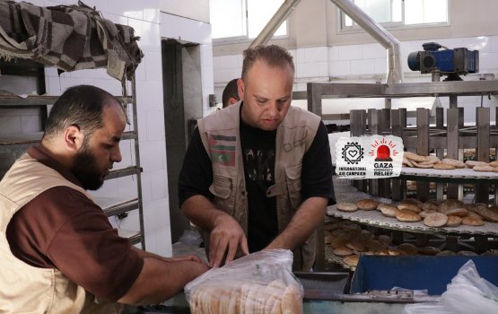 IAC using aid from Maldivians to distribute food packages in Gaza