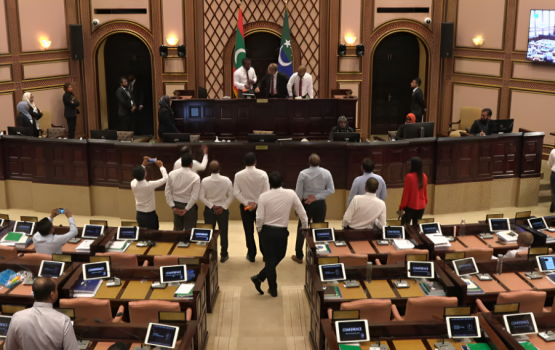 MDP MPs disrupt parliament session
