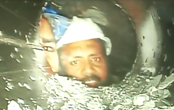 Uttarakhand tunnel collapse: 1st video emerges of trapped