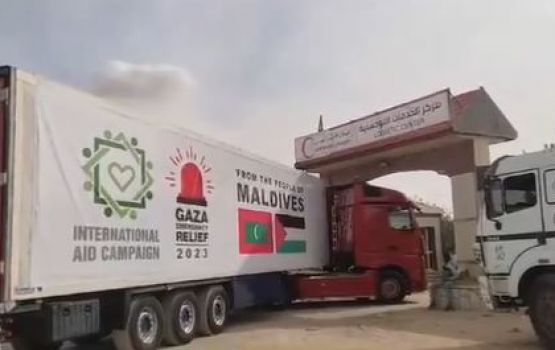 Fenaai beys adhi kaaboa thakethi himeneyhen dhivehinge ehee gai Gaza ah 40 feet ge 6 container vahdhaifi 