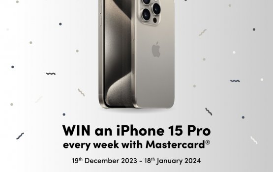 Pay with Mastercard & win an iPhone 15 Pro