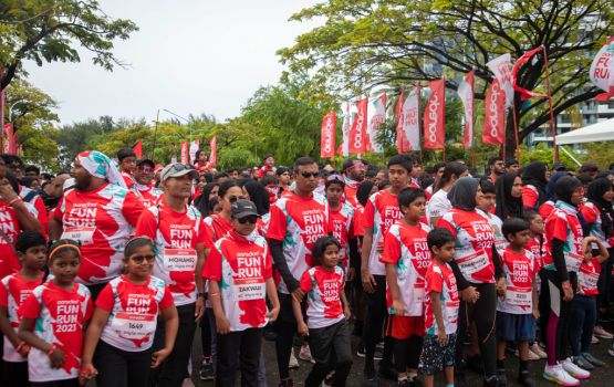 Ooredoo fun run december 20gai, baiverivumuge furusathu hulhuvaalaifi