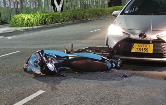 Speeding cyclist injured after crashing into parked van