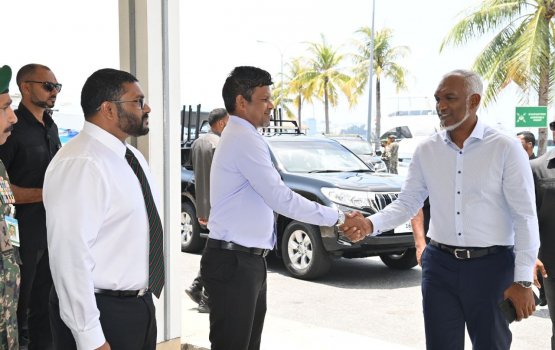 President embarks on a three-day tour to three Atolls