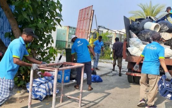Male' City mega cleanup continues