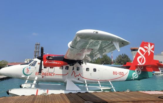 Seaplane air ambulance dhakkalaifi, maadhamaa hidhumaiy fashanee