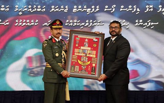 39 aharuge hidhumathahfahu Chief of Defence force sifaingein retire kurahvaifi 