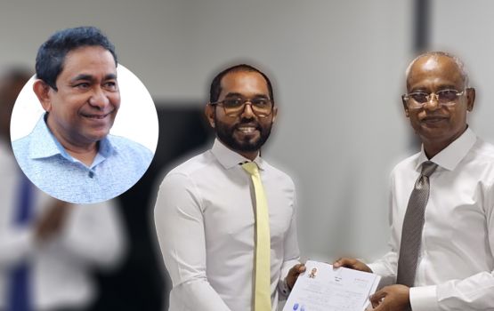 Yameen ge thaaeedhu Kelaa dhaairaage MDP candidate ah