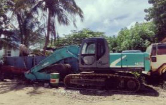 Thilafusheega oiy excavator ehge veriaku hoadhanee 