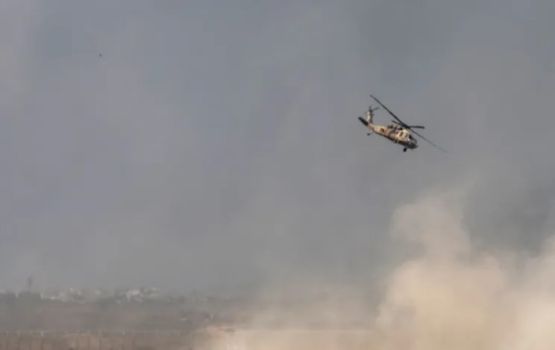Rafah in yahoodhee sifain gendhan ulhunu helicopter akah missile hamalaa eh dheefi