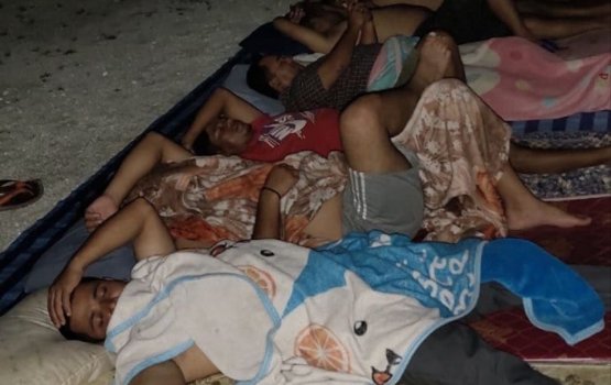 Protesters take over MIFCO fish processing factory in Addu City