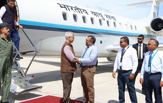 India in Addu gai hingi tharaggeege dhe mashrooeh havaalukurumah Jaishankar Addu City ah 