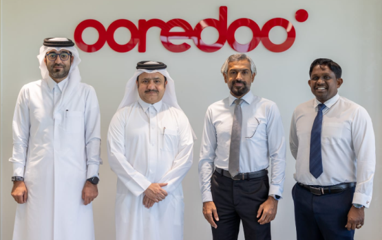 Qatar ge safeeru Ooredoo Maldives ah ziyaarah koffi