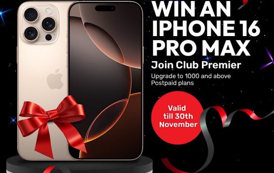 Ooredoo Club Premier customer akah ve iPhone 16 pro max hoadhumuge furusathu