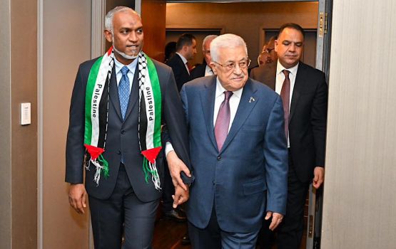 Raees ge mi photo: Palestine aai Dhivehinnakee eh baeh!