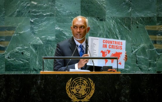 Muizzu calls for rule of law & full UN membership for Palestine