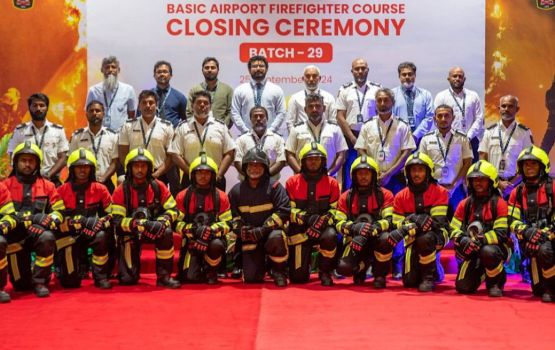 MACL in kuriah gendhiya basic fire fighter course nimmaalaifi 