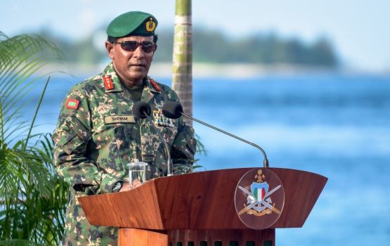 Kureege defence chief Shiyam ge mahchah kuri magaamuge nufoozu beynun kuri kamuge dhauvaa saabitheh nuvi 