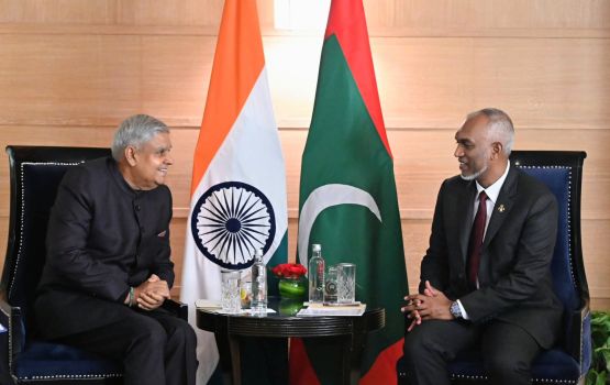 India ge naibu raees Shri Jagdheep raees Muizzu aa bahdhalukuravvaifi 