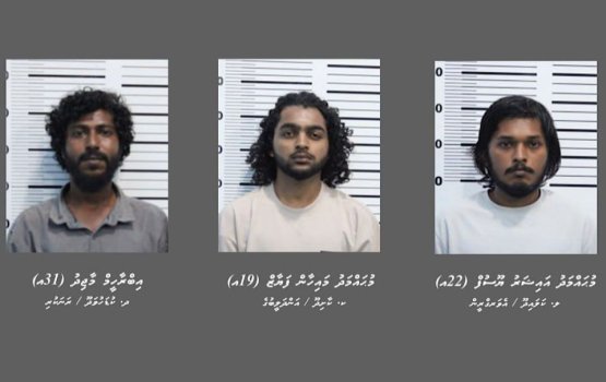 3 men arrested with more than a kilo of drugs
