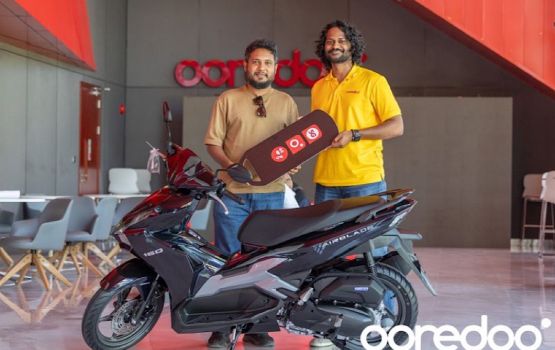 3 dhuvahun cycle eh libey Ooredoo promo ge miadhuge naseebuveri akah Hilmee 