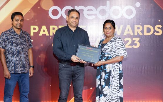 Ooredoo partnerunge agu vazankoh award dheefi 