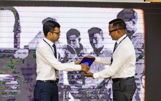 STELCO ah 75 aharu furumaa dhimaakoh 'tharaggeege baiveriyaa' ge namugai slogan eh