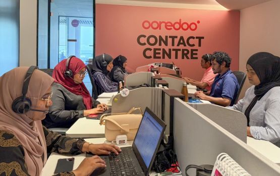 Rajjey ge furathama ISO certified call center akah Ooredoo call center